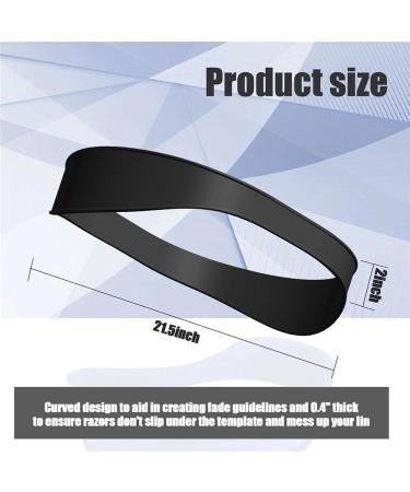 Yolispa 2 Pieces Silicone Hair Bands Hair Trimming Guide for Men Hair Cutting Tool - Buy Online on SooperMarket.com