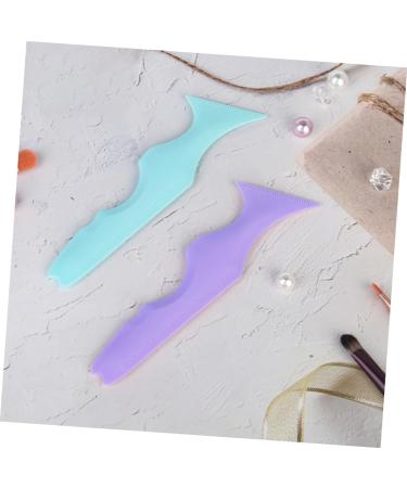 Angoily Eyelash Tool 8 Pcs Silicone Beauty Ruler Eyeshadow Eyebrow Stencils Aid Makeup Stencils Aid Cosmetic Beauty Tools - Buy Online on SooperMarket.com
