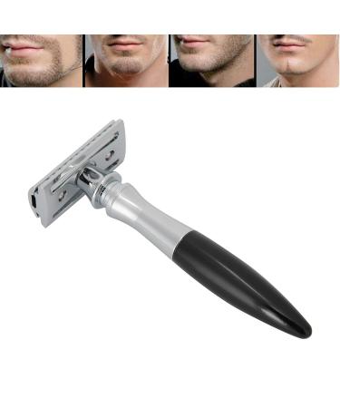 Double Edge Blade Retro Safety Razor - Foldable Stainless Steel Men's Hand Razor (Black) | Razor Epilation Device & Accessories for Hair Removal - Buy Online on SooperMarket.com