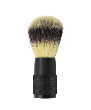 Jauarta Foaming Beard Brush - Black Alloy Handle Soft Synthetic Bristles for Men | International Shipping Available - Buy Online on SooperMarket.com