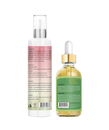 Braid Spray Rose Mint for Dreads Dreadlocks - Braids Locks Spray Rose Water Braiding Spray for Locs Dull Hair Shine & Lightweight - Loc Spray for Box Braids Rosemary Oil for Hair Growth Hair Bonnet 2.27 Fl Oz (Pack of 3) - Buy Online on SooperMarket.com