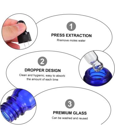 NOLITOY 20 Sets Glass Dropper Essential Oil Bottles | Premium Smoke Oil Bottles for Aromatherapy | International Shipping Available - Buy Online on SooperMarket.com