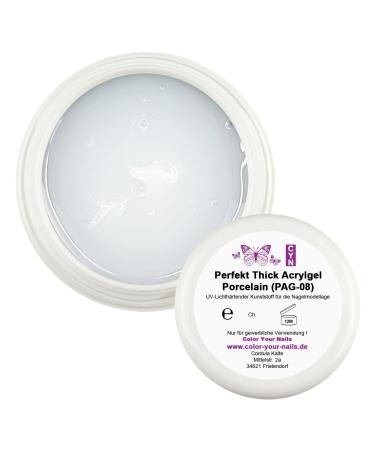 Perfect Thick Acrylic Gel Porcelain (PAG-08) Made in Germany extra thick (5ml)