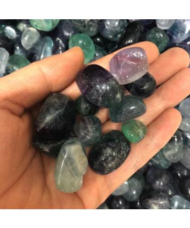 Natural Fluorite Crystal Stones Mini Rock SpecimenChakra Chip Gemstone Feng Shui Home Decoration Crafts NaturalReiki Decoration dingchi Stone Mineral Specimen (Size : 500g)