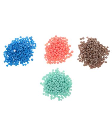 Magiclulu 4 packs of wax beans for hair removal waxing sperms for eyebrows hard wax pearl pearl for hair removal brazilian wax sparrow depilation cream domestic va-copolymer