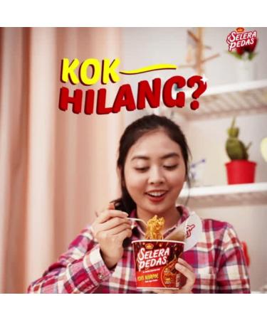 Mi ABC Cup Goreng Fried Noodles Spicy fried Noodles Beef Flavour 80g - 12 Pack - Product of Indonesia - Buy Online on SooperMarket.com