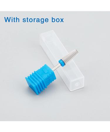 NICENEEDED Tungsten Nail Carbide 5 in 1 Bit Two Way Rotate use for Both Left and Right Handed 3/32 Inch Professional Nail Drill Bits for Fast Remove Acrylic or Hard Gel(Silver Medium) Style 2 - Buy Online on SooperMarket.com