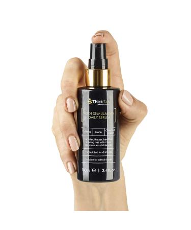 ThickTails Women's Hair Growth Serum 3.4fl.oz - Anti-Thinning & Breakage Treatment for Menopause, Postpartum, Stress. DHT Blocker with Biotin & Caffeine - Buy Online on SooperMarket.com