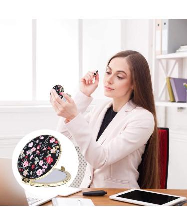 FRCOLOR 12pcs Floral Mirror Purses Women's Double-Sided Makeup Clutch - Portable Travel Vanity Gift for Girls - Buy Online on SooperMarket.com