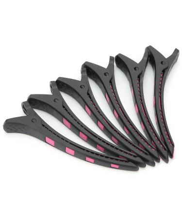 Duckbill Hair Clip Safe DIY Craft Convenient for Use Sectioning Clips No Slip for Salon Hair Styling for Applying Facial for Haircut(Purple)