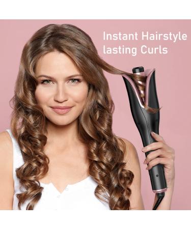 BEJARM Upgrade Automatic Hair Curler - Large Barrel for Mid to Long Hair - Auto Curling Wand with Anti-Scald Technology - Buy Online on SooperMarket.com