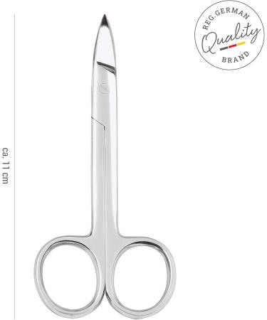 Titania Footnail Scissors (11cm) - Extra Sharp Stainless Steel Nail Scissors for Foot Care & Pedicure - Buy Online on SooperMarket.com