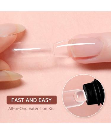 GAOY Poly Gel Nail Kit with Nail Lamp - Builder Gel Extension Kit for DIY Nail Art at Home - Buy Online on SooperMarket.com