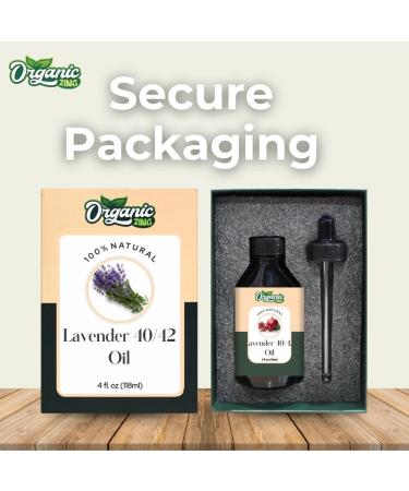Organic Zing Lavender 40/42 (Lavandula angustifolia) Oil | Pure & Natural Essential Oil for Skincare Aroma & Diffusers Haircare - 118ml/3.99fl oz - Buy Online on SooperMarket.com