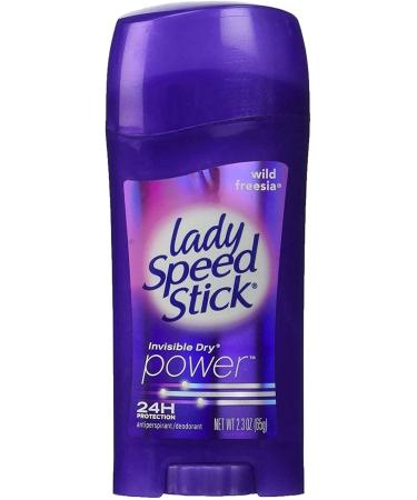 Lady Speed Stick Antiperspirant Deodorant Invisible Dry Wild Freesia 2.30 oz
