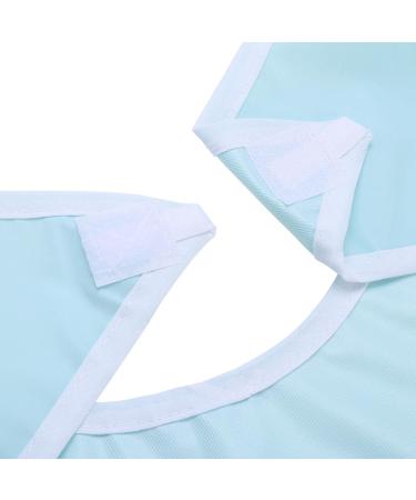 Adult Bibs Waterproof Adult Elder Mealtime Bib Clothes Clothing Protector Dining Aid a Perfect Item for the Adult and the Elder Who Lack Ability to Have Meal Reusable(Light green) - Buy Online on SooperMarket.com