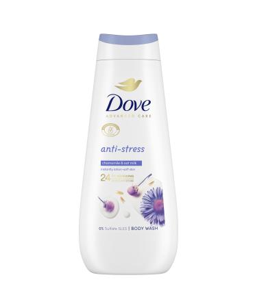 Dove Advanced Care Anti-Stress Body Wash body cleanser with chamomile and oat milk for instantly lotion-soft skin 400 ml