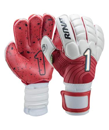 Rinat Kids Kraken Spekter Turf Goalkeeper Gloves 6 White/Red