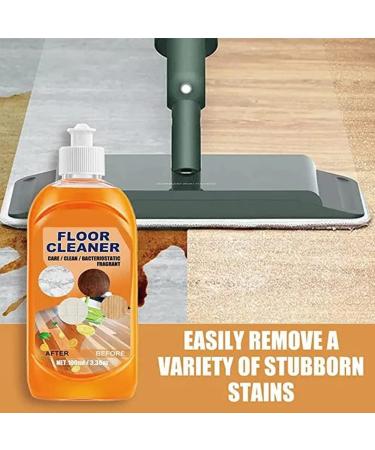 HOPASRISEE Multi-purpose Floor Cleaner Powerful Decontamination Floor Cleaner Hardwood Floor Cleaner Orange Multi Purpose Floor Cleaner for Wood Tile Floors Bathroom Kitchen Floor (2pcs) - Buy Online on SooperMarket.com