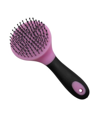 Secure Fix Direct Horse Mane and Tail Detangling Brush Pink (Pony Grooming Equine Equestrian)