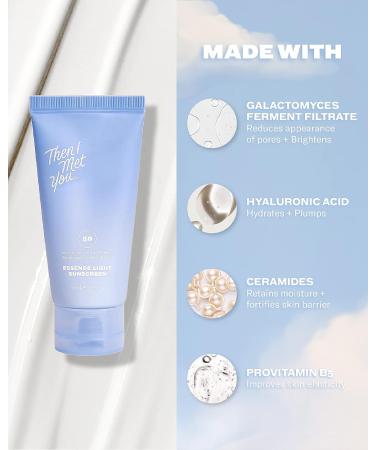 Then I Met You Essence Light Sunscreen SPF 50 PA+++ with Hyaluronic Acid - Vegan & Cruelty-Free - 1.69 fl. oz - Buy Online on SooperMarket.com