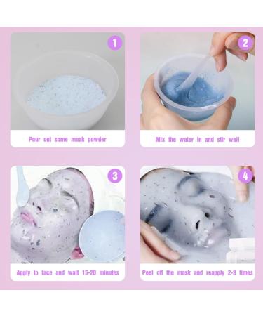 Rose Lavender Jelly Masks for Facials - Professional Skin Care Bulk Hydrogel Powder (650g - Buy Online on SooperMarket.com