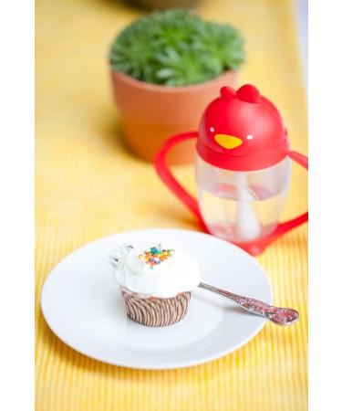 Lollaland Weighted Straw Sippy Cup - Lollacup | Made in USA | Transition Sippy Cup for Baby & Toddler (6-9 months) | Shark Tank Product - Bold Red - Buy Online on SooperMarket.com