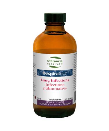 St Francis - Respirafect - Respirafect is used in Herbal Medicine to help relieve symptoms associated with chest complaints such as excess mucus (catarrhs) coughs (250 ml)