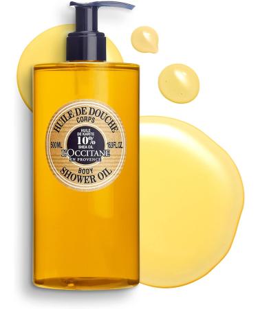 L'OCCITANE Shea Body Shower Oil - 10% Fair Trade Shea Butter - Vegan Formula - 500ml - Buy Online on SooperMarket.com