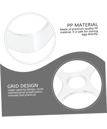 jojofuny 2pcs Egg Storage Box Food Tray Shelf Mustard Deviled Egg Holder with Lid Egg Tray Basket Filling Assorted Colorx2pcs 17.5x8.5x2cmx2pcs - Buy Online on SooperMarket.com