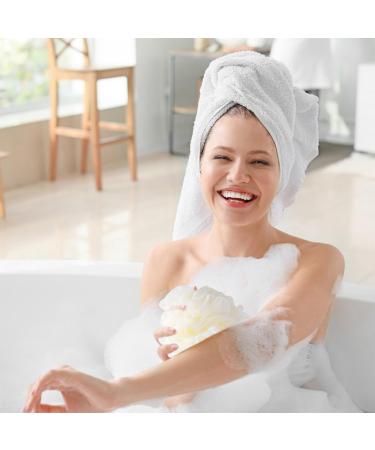 3Pcs Shower Puff Loofah Mesh Bath Sponge for Body Exfoliation - Men and Women - Buy Online on SooperMarket.com