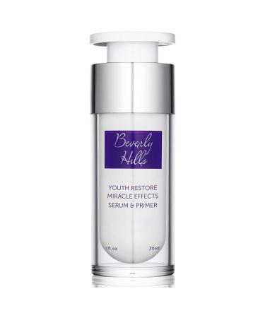 Beverly Hills Anti Aging Makeup Primer that Minimizes Pores and Uneven Skin Tone-Premium Foundation Makeup Primer- anti-aging fine lines wrinkles & pore minimizer primer-Waterproof makeup base