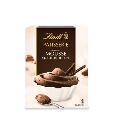 Lindt chocolate - patisserie mousse au chocolat |6 x 110 g |Baking mix for 4 portions of fluffy mousse al cioccolato made of the finest chocolate |Patisserie |Baking mix |Chocolate gift