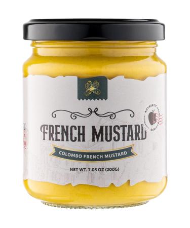 Gourmanity 7.05oz/200g Colombo Mustard, French Gourmet Mustard, Artisan Mustard for the discerning palate
