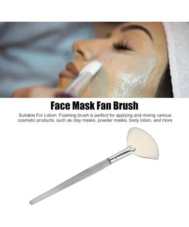 Face Mask Fan Brush Soft Facial Fan Brush Acid Applicator Brush Face Mask Applicator Brush Cosmetic Applying Tools for Peel Sleeping Mask Mud Mask - Buy Online on SooperMarket.com