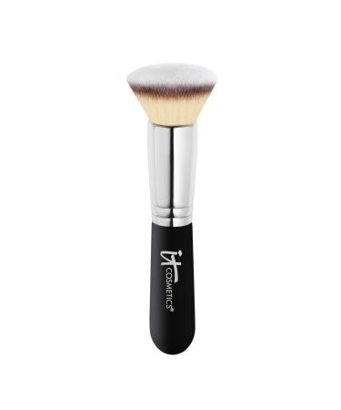 IT Cosmetics Heavenly Luxe Flat Top Buffing Foundation Brush #6 - For Liquid & Powder Foundation - Buff Away the Look of Pores, Fine Lines & Wrinkles - With Award-Winning Heavenly Luxe Hair