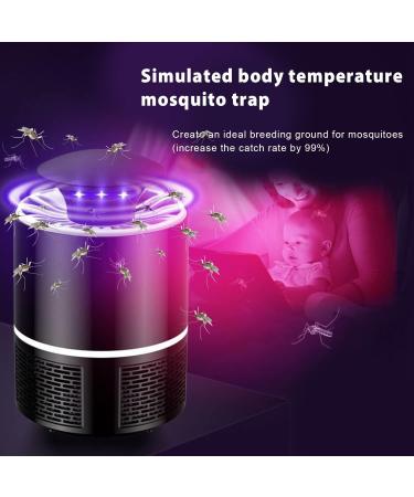 Bug Zapper & Fruit Fly Trap - Electric Mosquito Killer | Indoor/Outdoor Hangable Insect Zapper for Home, Patio - Powerful Gnats Attractant Trap (Black) - Buy Online on SooperMarket.com