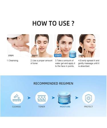 Hydro Boost Hyaluronic Acid Face Moisturizer - 48-Hour Oil-Free Hydration for All Skin Types - Lightweight Water Gel for Plump Radiant Skin - 1.76oz - Buy Online on SooperMarket.com