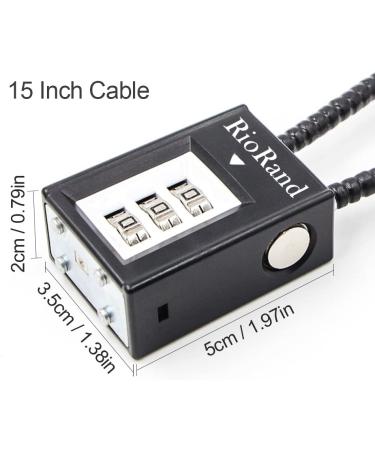 RioRand Trigger Lock 3 Digit Combination Gun Cable Lock 15 Inch - 3 Pack - Buy Online on SooperMarket.com