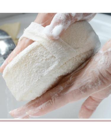 Natural Loofah Sponge Set - 3PCS Bath Shower Ball & Massage Brush for Optimal Exfoliation | Eco-Friendly & International Shipping - Buy Online on SooperMarket.com