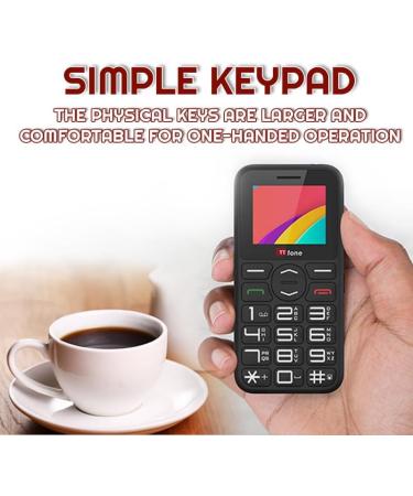 TTfone TT190 Big Button Senior Emergency Mobile Phone - Easy & Affordable - Pay As You Go (O2 with 10 Credit) - Buy Online on SooperMarket.com