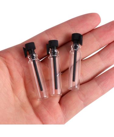 Buy Healifty 100 Aromatherapy Perfume Bottles for Men & Women - Black 4.5 x 0.8 cm | International Shipping Available - Buy Online on SooperMarket.com