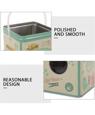 Premium Laundry Detergents Storage Bin | Airtight Lid & Handles | Organize Laundry Powders & Beads - Buy Online on SooperMarket.com