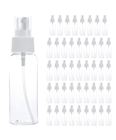 F Fityle 50 pcs. Small spray bottles for filling Empty Spray Bottle 30ml empty perfume bottle atomizer transparent spray bottle portable for travel body care liquid cosmetics - transparent 50 pieces (1 Pack)
