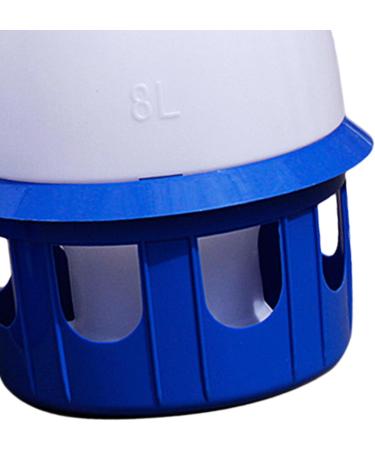 LOVIVER Portable Pigeon Waterer Drinker Cage Accessories Water Pot Container Water Bottle Automatic Bird Water Dispenser for Parrot Parakeet Dove 8L D 22cm H 38CM - Buy Online on SooperMarket.com
