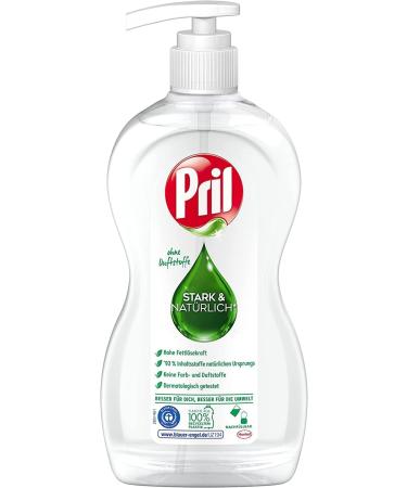 Buy Pril Fragrance-Free Dishwashing Detergent (3 x 420 ml) - Powerful Fat Removal Sensitive Formula Eco-Friendly Refillable Bags - Buy Online on SooperMarket.com