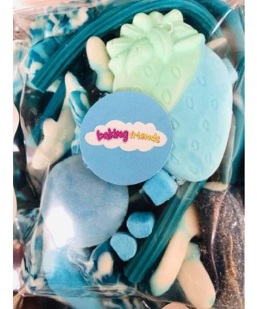 Fathers Day Pouch Blue Retro Sweets Gift Bag Assorted Sweet Pick N Mix Candy 200g Birthday Baby Shower Treat - Buy Online on SooperMarket.com