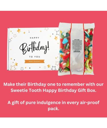 Happy Birthday Random Pick & Mix 1kg Hamper Gift Box For Women Men & Kids - Sweetie Tooth - Buy Online on SooperMarket.com