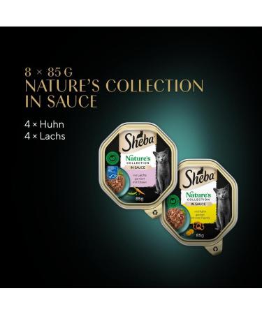Sheba Nature's Collection in Sauce - 32 x 85g Finest Katznass Futter - MSC Certified - Premium Variety Pack (2.72 kg) - Buy Online on SooperMarket.com