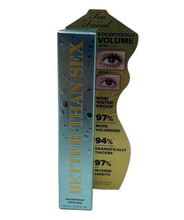 Too Faced Better Than Sex Waterproof Mascara 0.27 oz - Long Lasting Volume and Curl - Buy Online on SooperMarket.com